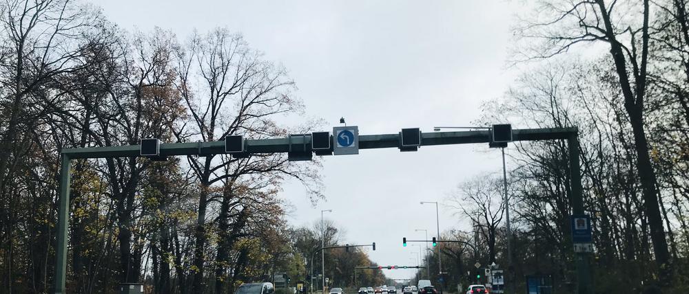 Die Heerstraße und ihre Spurwechselanlage.