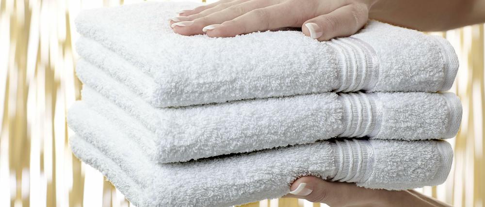 Immer zur Hand. Als Student ging unser Autor nie ohne Handtuch aus dem Haus.