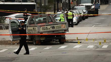 Bei dem Attentat in New York sind acht Menschen ums Leben gekommen. 