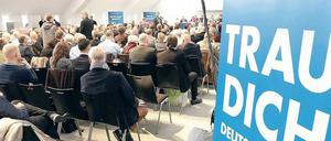 In der Zitadelle. Noch bis zum heutigen Sonntag findet in Spandau der Landesparteitag der AfD statt.