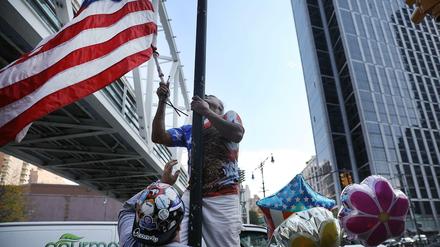 Gedenken an die Opfer des Anschlags in New York