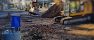 Am Montag wurde auf einer Baustelle am Tempelhofer Ufer in Berlin-Kreuzberg eine Weltkriegsbombe gefunden.