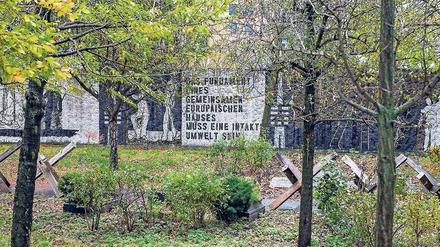 Unter Schutz. Das „Parlament der Bäume“ entstand im Einheitsjahr 1990. 