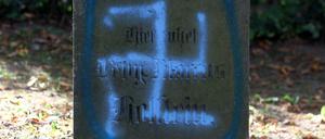 Auch der jüdische Friedhof in Kröpelin (Landkreis Rostock) war 2012 betroffen. 