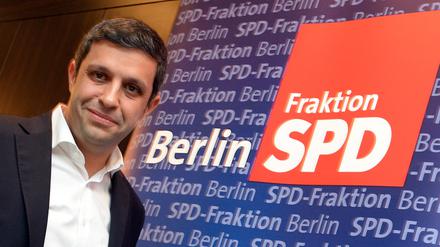 Kritik aus den eigen Reihen: Der Der Fraktionsvorsitzende der Berliner SPD, Raed Saleh