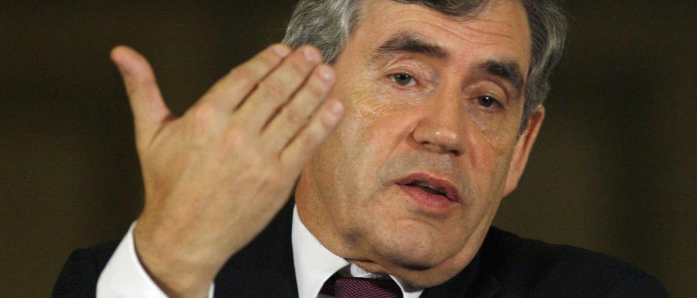 Der ehemalige britische Premierminister Gordon Brown.