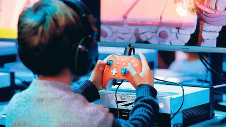 Hingucker. Die neue Xbox setzt auf Grafik, Inhalte fehlen noch. Foto: Thomas Samson/AFP