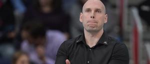 Konnte mit dem Ergebnis und der Kampfkraft seiner Mannschaft zufrieden sein: Volleys-Trainer Luke Reynolds. 
