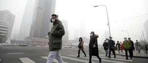 Immer wieder wird Chinas Hauptstadt Peking vom Smog heimgesucht. 