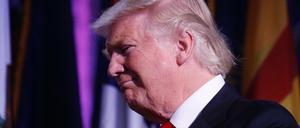 Daumen hoch: US-Präsident Donald Trump am Tag seines Wahlsiegs (9. November 2016) 
