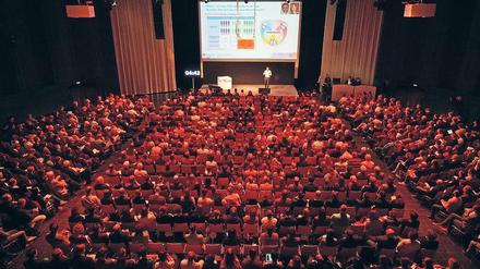 Lebhafte Wissenschaft. Mehr als 800 Teilnehmer diskutierten am Dienstag im Berliner Kosmos-Kino bei der "Future Medicine"-Konferenz über Ideen für die Medizin der Zukunft. 