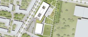 Die neue Grundschule soll östlich der Goltzstraße gebaut werden.