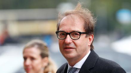 Rüde Reaktion: Alexander Dobrindt, CSU-Landesgruppenchef