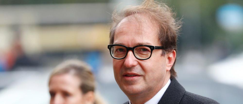 Rüde Reaktion: Alexander Dobrindt, CSU-Landesgruppenchef