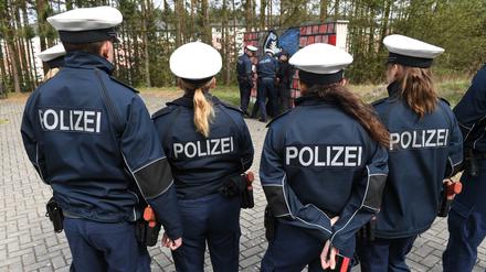 Auszubildende für den Polizeidienst. (Symbolbild)