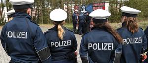 Auszubildende für den Polizeidienst. (Symbolbild)