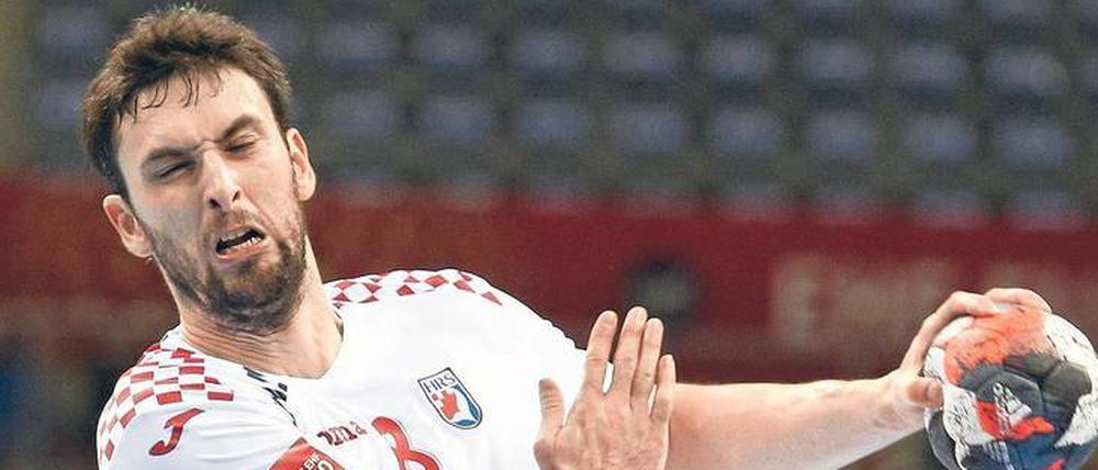 Große Erwartungen. Marko Kopljar war in diesem Sommer der renommierteste Neuzugang bei den Füchsen Berlin. Nach einer auskurierten Adduktoren-Verletzung kann der kroatische Nationalspieler und Defensivspezialist nun endlich mitwirken.