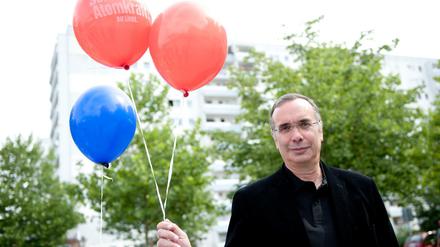 Der damalige Berliner Wirtschaftssenator Harald Wolf 2011 im Abgeordnetenhaus-Wahlkampf. 