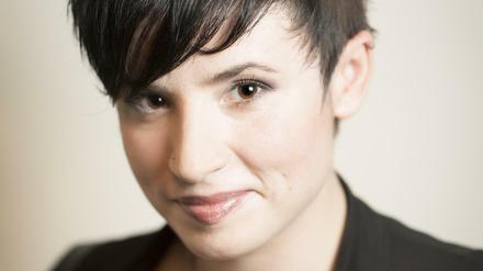 Die britische Schriftstellerin und Aktivistin Laurie Penny.