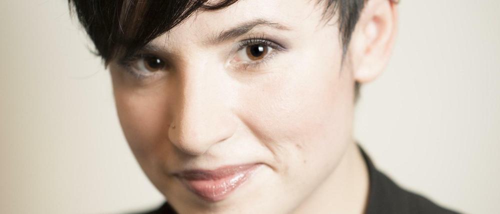 Die britische Schriftstellerin und Aktivistin Laurie Penny.