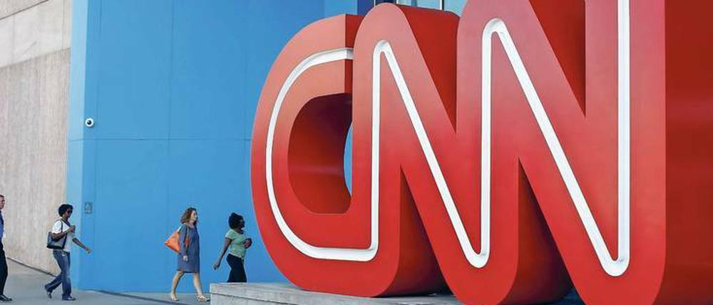 Showtime! Wer wird künftig das Sagen haben in der Zentrale des Nachrichtensenders CNN in Atlanta/Georgia? Foto: dpa/Erik S. Lesser