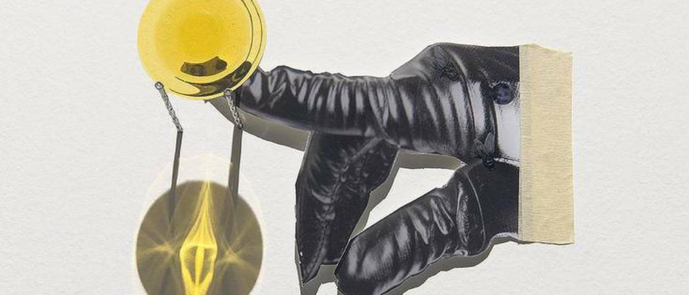 Feinarbeit. Das Bild „Untitled (Drops)“ von 2017 stammt von Nadia Belerique, es hängt bei der Galerie Faria. 