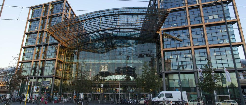 Der Hauptbahnhof in Berlin. Hier verschwand die Tasche der Professorin.