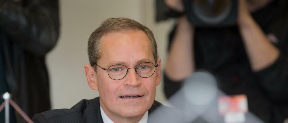 Der Regierende Bürgermeister von Berlin, Michael Müller (SPD).
