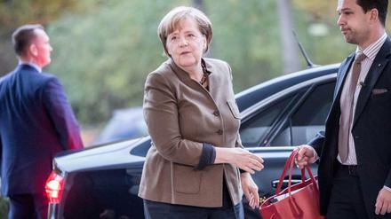 Bundeskanzlerin Angela Merkel fordert Kompromissbereitschaft von allen Beteiligten der Sondierungsgespräche.