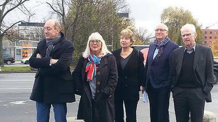 Jan Eder (IHK), Susanne Stumpenhusen (Verdi), Barbara John (Paritäter), Klaus Böger (Landessportbund) und Volker Hassemer (Stiftung Zukunft Berlin).