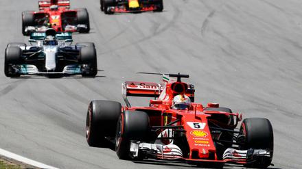Ganz vorne. Sebastian Vettel feierte in Brasilien den ersten Sieg seit Ende Juli.
