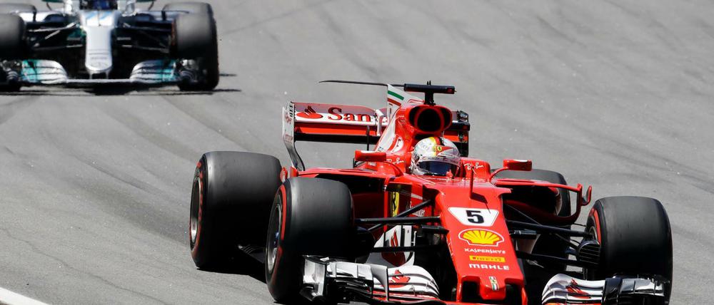 Ganz vorne. Sebastian Vettel feierte in Brasilien den ersten Sieg seit Ende Juli.