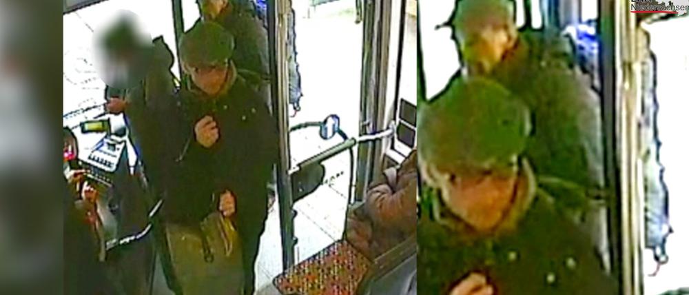Die Bilder einer Überwachungskamera sollen die Ex-RAF Terroristen Burkhard Garweg (vorn) und Ernst-Volker-Staub (hinten) zeigen.