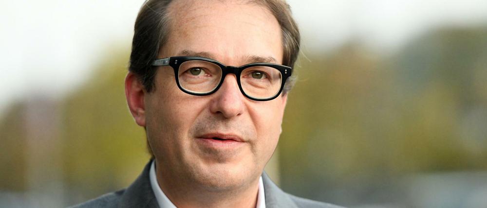Alexander Dobrindt, Vorsitzender der CSU-Landesgruppe im Deutschen Bundestag
