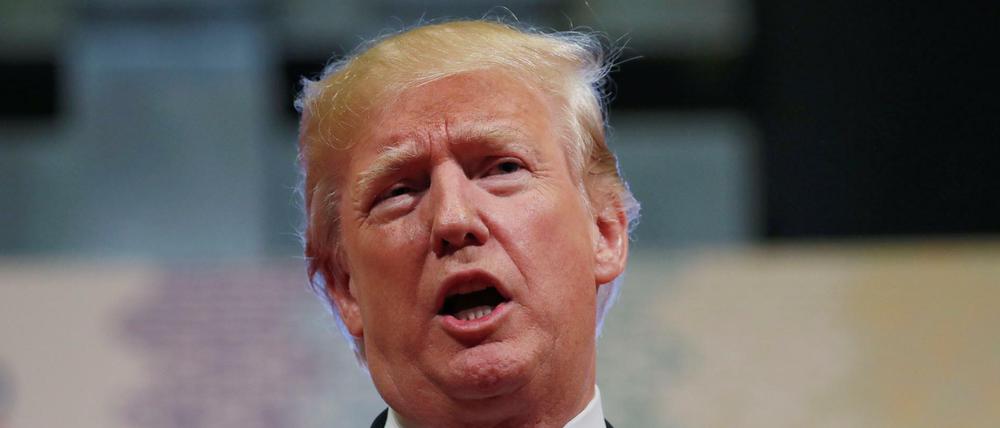 Donald Trump, Präsident der vereinigten Staaten von Amerika. 