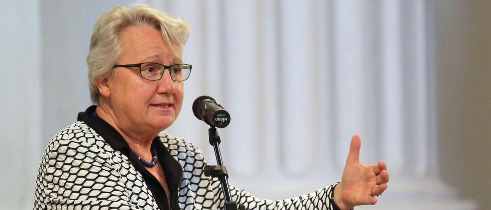 Ex-Bildungsministerin Annette Schavan, hier beim Katholikentag 2016 in Leipzig, will sich nicht weiter um den Vorsitz der Konrad-Adenauer-Stiftung bewerben.