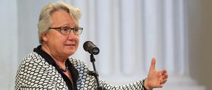 Ex-Bildungsministerin Annette Schavan, hier beim Katholikentag 2016 in Leipzig, will sich nicht weiter um den Vorsitz der Konrad-Adenauer-Stiftung bewerben. 