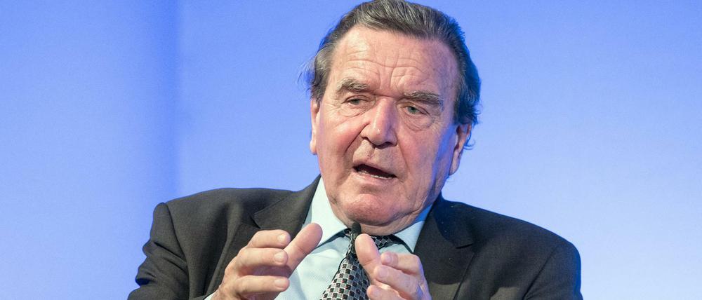 Der ehemalige Bundeskanzler Gerhard Schröder (SPD)