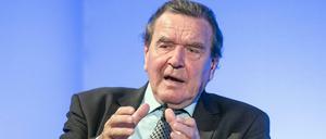 Der ehemalige Bundeskanzler Gerhard Schröder (SPD)