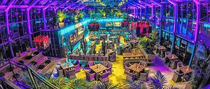 Alles so schön bunt hier: Im Greenhouse California Grill in Glienicke ist das ganze Jahr über Sommer. 