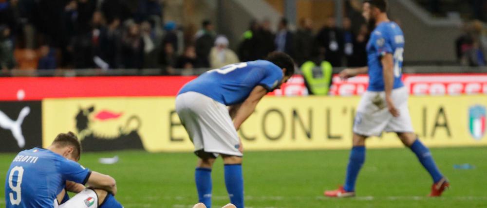 Italien ist nicht bei der WM dabei.