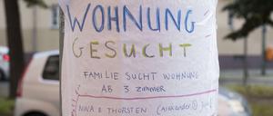 In Berlin sind bezahlbare Wohnungen schwer zu finden. 