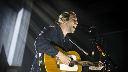Fleet-Foxes-Frontmann Robin Pecknold bei einem Konzert Anfang Oktober in St. Paul. 