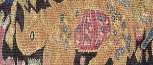 Exot im Norden. Anna Bump verwebte 1667 in ihren Reformationsteppich auch überraschende Motive wie Nashörner und Elefanten. 