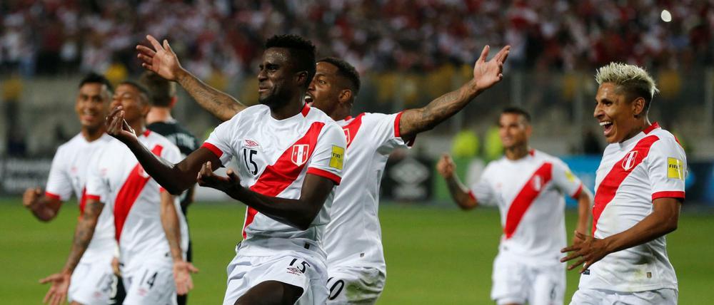 Pure Freude: Peru qualifiziert sich als letztes Team für die Fußball-WM 2018.
