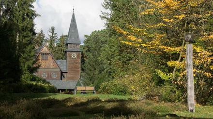 Die Kapelle auf dem Südwestkirchhof Stahnsdorf.