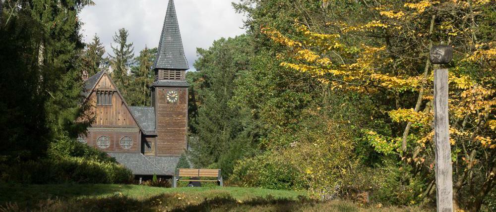 Die Kapelle auf dem Südwestkirchhof Stahnsdorf.