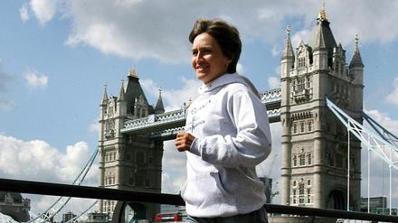 Irina Mikitenko lief immer gerne in london - wenn auch eher zum Marathon als ins Büro.