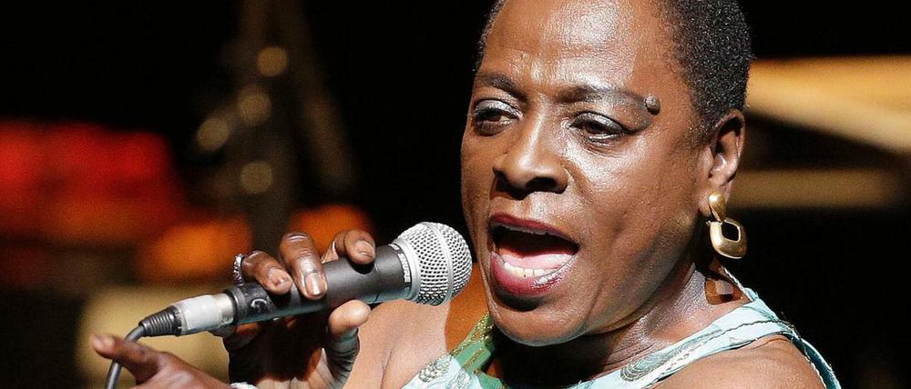 Die Soulsängerin Sharon Jones, die 2016 ihrem Krebsleiden erlag.