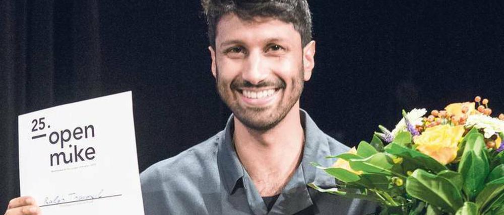 Siegerlächeln. Ralph Tharayil